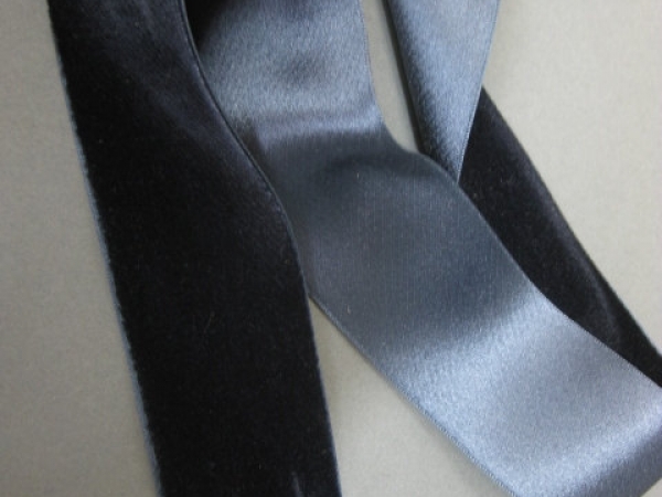 vintage silk velvet ribbon 