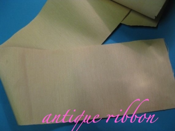 Vintage silk taffeta ribbon 