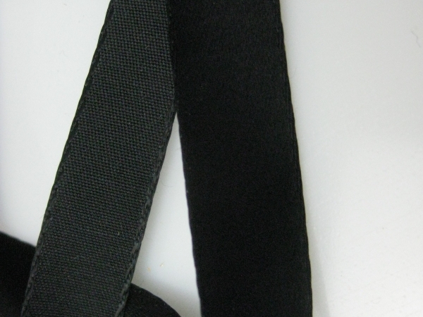 Narrow black ribbon