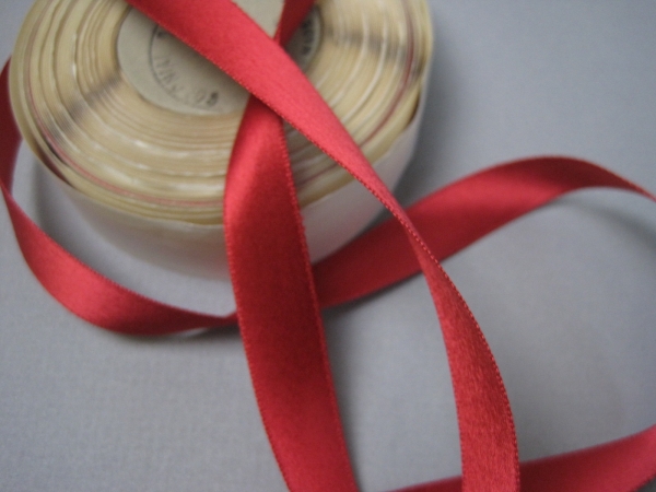 red ribbon half inch wide