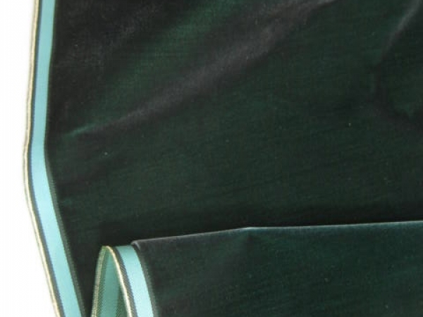 Vintage Edwardian era velvet forest green