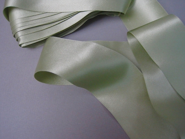 Sage green ribbon