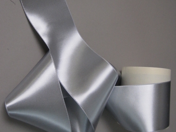 Silver gray ribbon