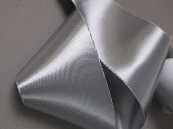 silver bridal ribbon