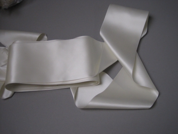 wide bridal ribbon