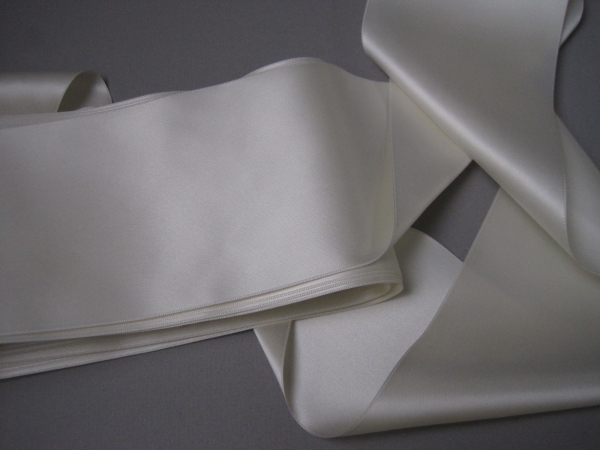 Creamy white wedding ribbon