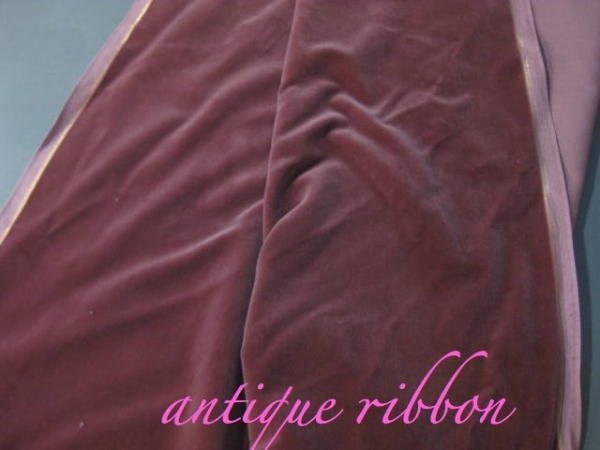 Antique mauve velvet