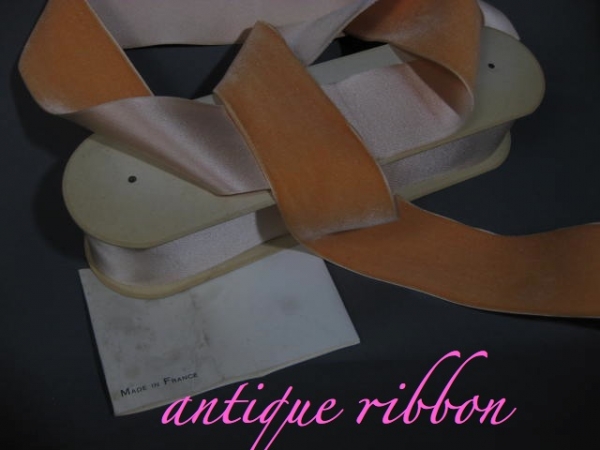 Vintage French Velvet ribbon