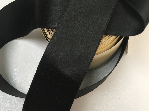 black silk ribbon