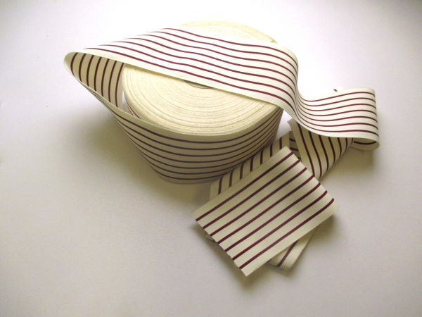 red white striped ribbon