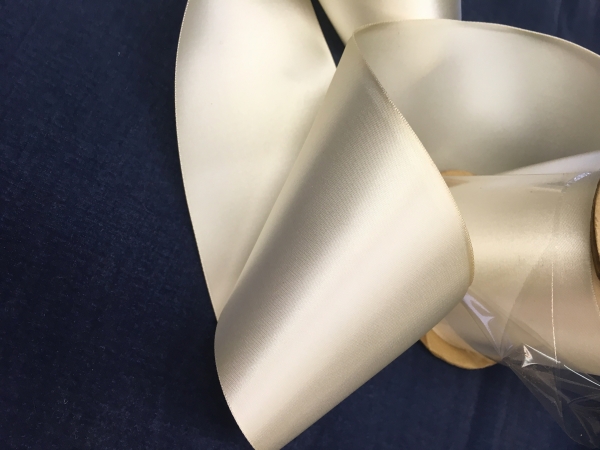 White satin ribbon