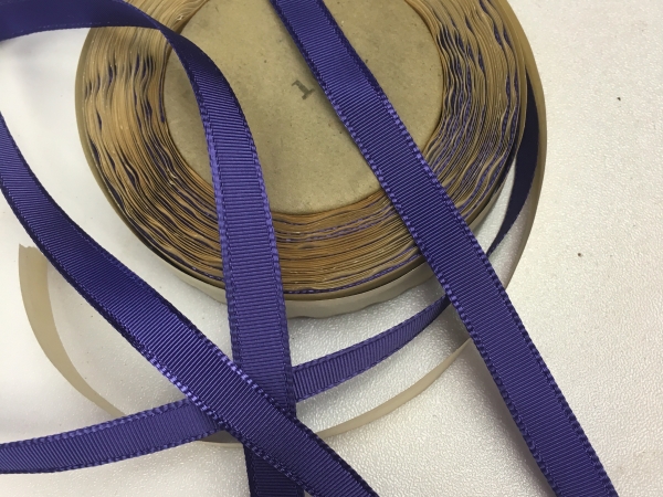 narrow purple ribbon