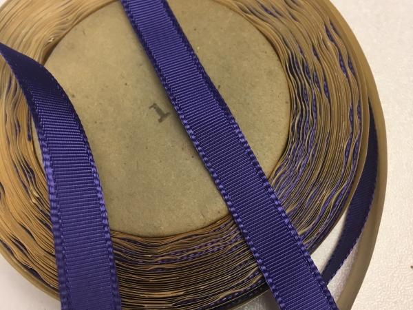 narrow ribbon, grosgrain ribbon, blue ribbon, purple ribbon