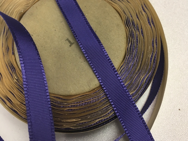 Narrow blue ribbon