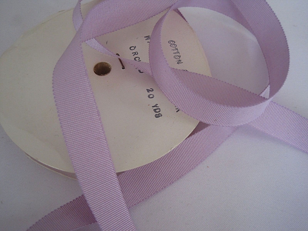 Lavender Petersham ribbon