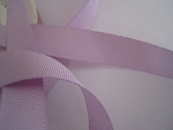 Vintage lavender Petersham ribbon