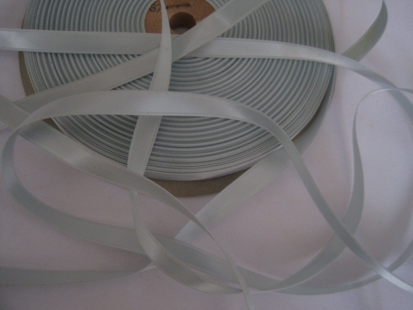 Vintage pastel blue fabric ribbon
