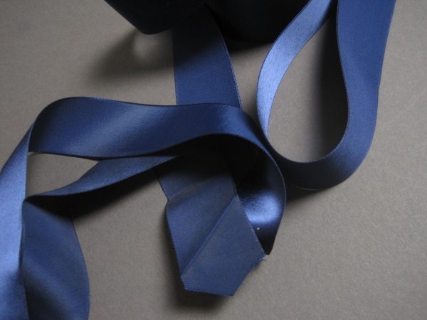 Navy blue vintage 30s ribbon