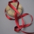 red fabric ribbon