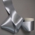 Silver gray ribbon