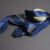 Antique navy blue rayon ribbon