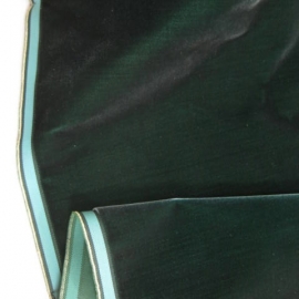 Vintage Edwardian era velvet forest green