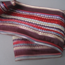 Millinery ribbon Victorian striped ribbon