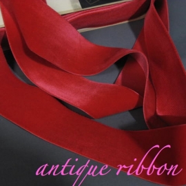 Vintage French velvet ribbon