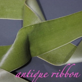 Vintage ribbon silk velvet Vintage French velvet ribbon