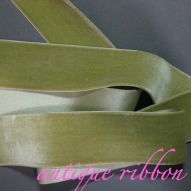vintage French velvet ribbon