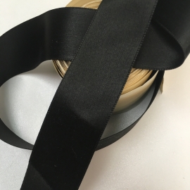black silk ribbon