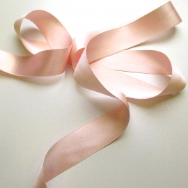 Pink silk ribbon Antique pink ribbon