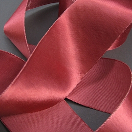 Heavy gros grain rose ribbon