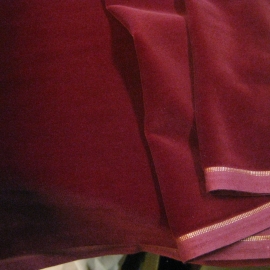 mid century cotton velvet fabric
