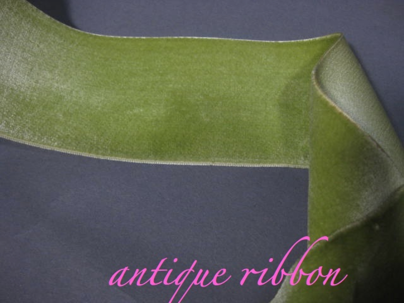 French Wide Velvet Ribbon Cyan 72mm