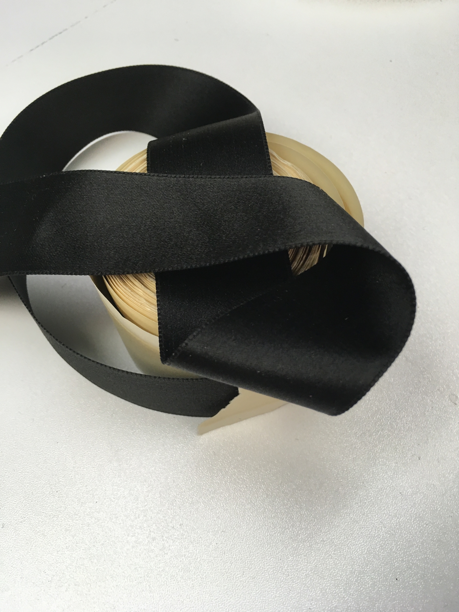 Black silk ribbon as background, abstract and luxury brand desig #3  Photograph by Anneleven Store - Fine Art America