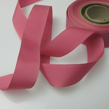 Vintage 50s Blush Pink Faille ribbon 1 inch wide P053