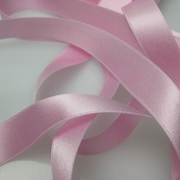 Vintage 1900's Victorian silk ribbon pink 9/16 inch wide P055